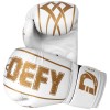 DEFY® Synthetic Leather Boxing Glove Thai Punch Training Sparring Gloves White