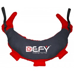 DEFY STRENGTH TRAINING BULGARIAN SAND WORKOUT BAG 5 To 28 Kg Canvas BK/RED 