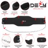 DEFY Weight Lifting Neoprene Dipping Belt 36" Long Chain Exercise Fitness Belt