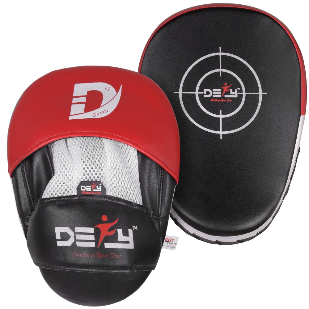 DEFY Boxing Pro Focus Pad Target Pad Hook & Jab Punching Pads Muay Thai PAIR 