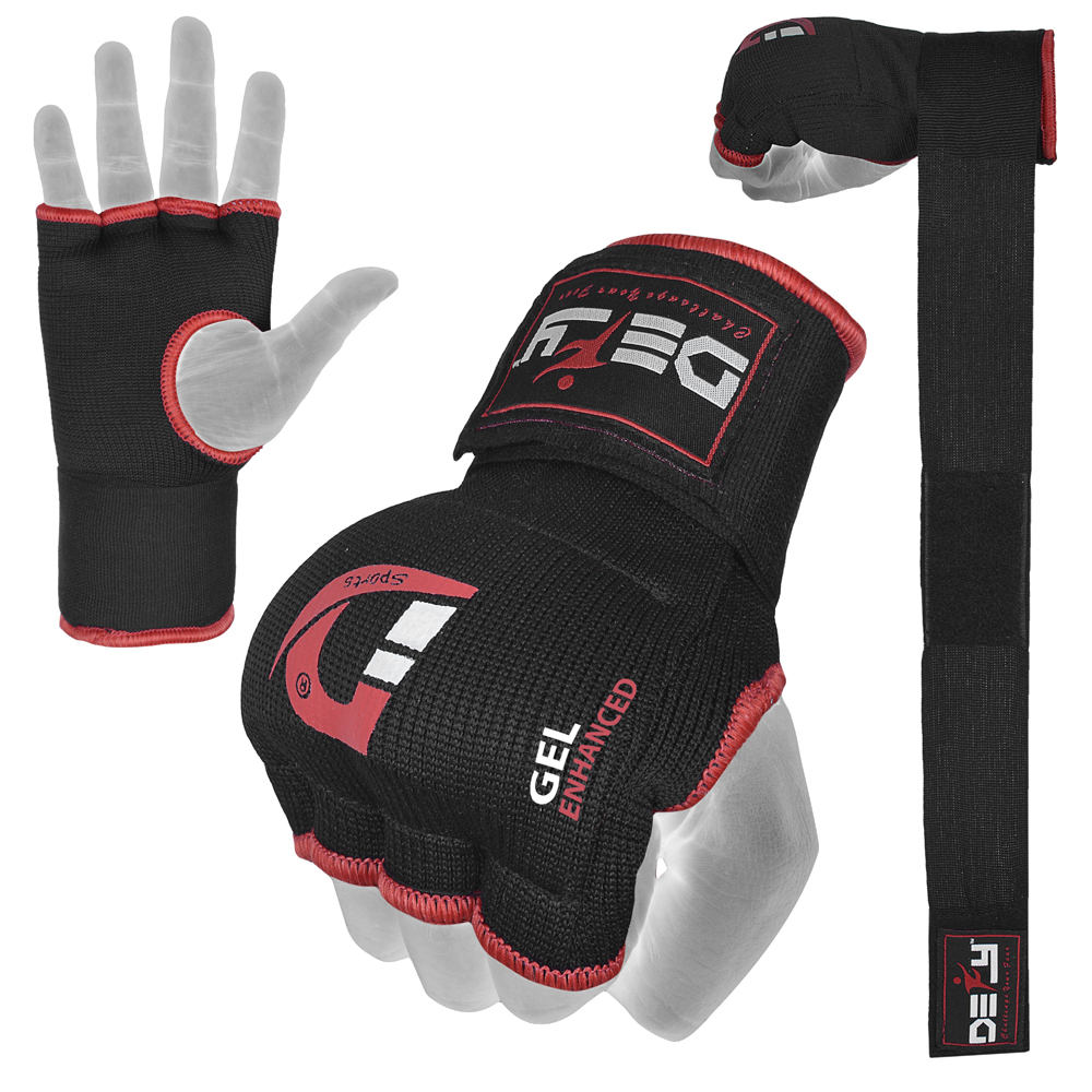 CRAZE Gel Inner Gloves Wrist Hand Wrap Padded Foam MMA Boxing Bandages Muay Thai 