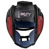 DEFY Boxing Head Guard Premium Synthetic Leather Head Gear MMA UFC Wrestling New Red