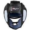 DEFY Boxing Head Guard Premium Synthetic Leather Head Gear MMA UFC Wrestling New White