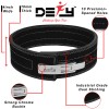 DEFY 10mm Weight Power Lifting Leather Lever Pro Belt Gym Training lifting Black