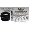 DEFY Weightlifting Single Prong Power Belt Men & Women Competition 10 mm Black