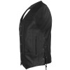 DEFY Men's Black Genuine Leather 10 Pockets Motorcycle Biker Vest XS To 12XL
