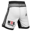 DEFY MMA Fight X-Treme Shorts Fight UFC Boxing Muay Thai Kick Boxing White+Black