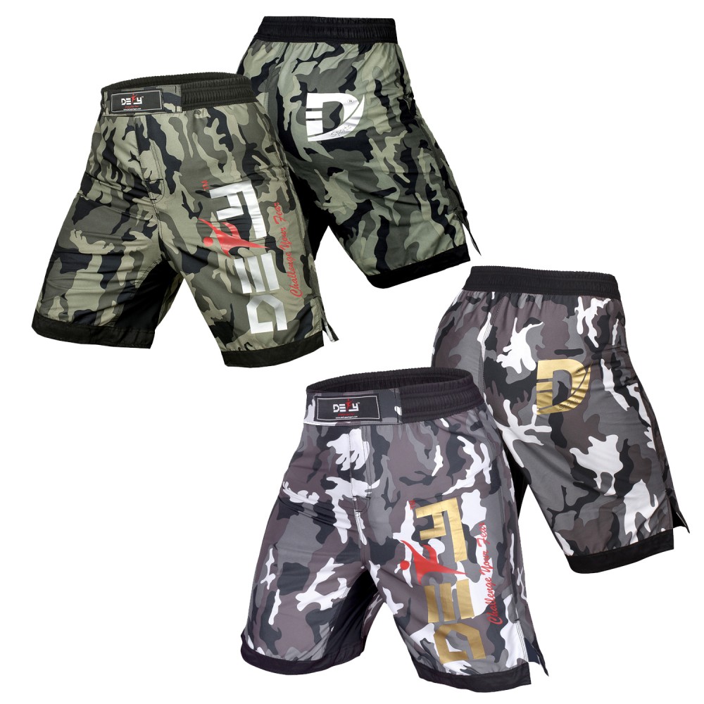 DEFY New MMA Boxing X-Treme Shorts Gym Muay Thai UFC Cage Fight BJJ Grappling 
