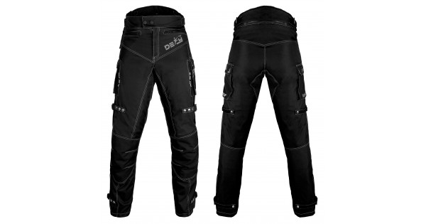 Mr.Pro Profirst CE Approved All Weather Waterproof Armoured Motorbike Motorcycle Trouser Pant with Removable Lining 