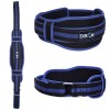 Weight Lifting Belt Training Gym Fitness Bodybuilding Back Support Workout New Blue