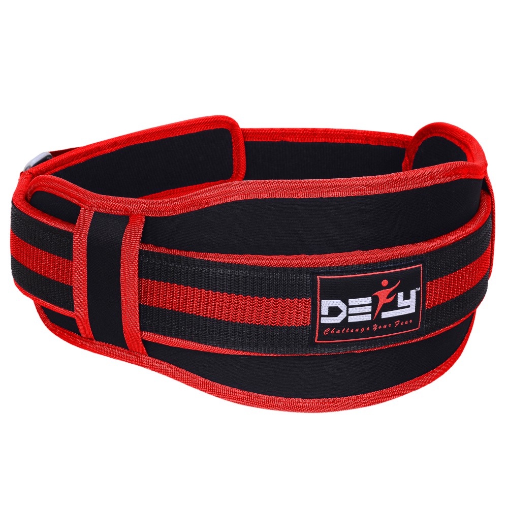 Gym Weight Lifting Belt Neoprene Gym Fitness Workout Support Double Brac # 