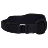 Weight Lifting Belt Training Gym Fitness Bodybuilding Back Support Workout New Black