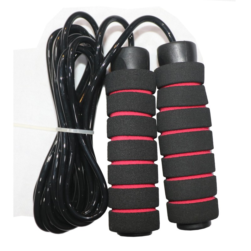 Aerobic Exercise Fitness Boxing Jump Skipping Rope Adjustable Bearing Speed Red