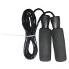 Aerobic Exercise Fitness Boxing Jump Skipping Rope Adjustable Bearing Speed Black