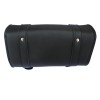 Motorcycle Tool Bag PU Leather 2 Strap Closure with Quick Release Buckles Storage