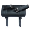 Motorcycle Tool Bag PU Leather 2 Strap Closure with Quick Release Buckles Storage