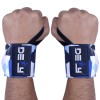 DEFY Power Weight Lifting Wrist Wraps Supports Gym Workout Bandage Straps 18" Blue Camo